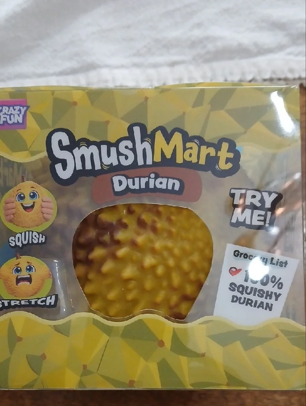 Durian Squishy Toy - Yellow